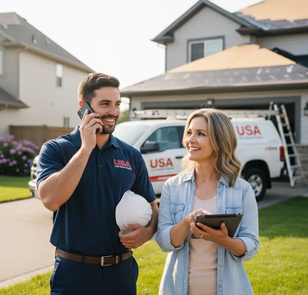 USA Roof Repair Experts customer support in West Yarmouth